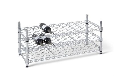 Inox wijnrekken