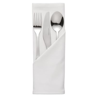 Mitre Essentials Ocassions servet wit 51x51cm (10 stuks)