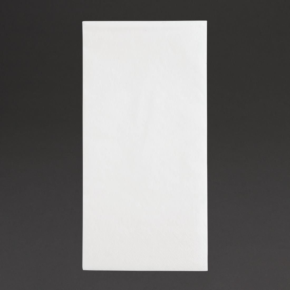 Fiesta Recyclable dinerservetten 1/8 vouw wit 400mm (2000 stuks)
