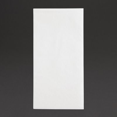 Fiesta Recyclable dinerservetten 1/8 vouw wit 400mm (2000 stuks)