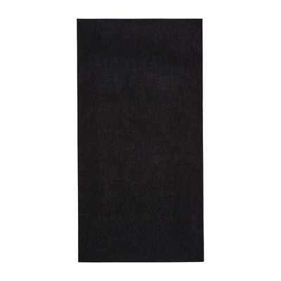 Fiesta Recyclable 3-laags dinerservetten 1/8 vouw zwart 400mm (1000 stuks)