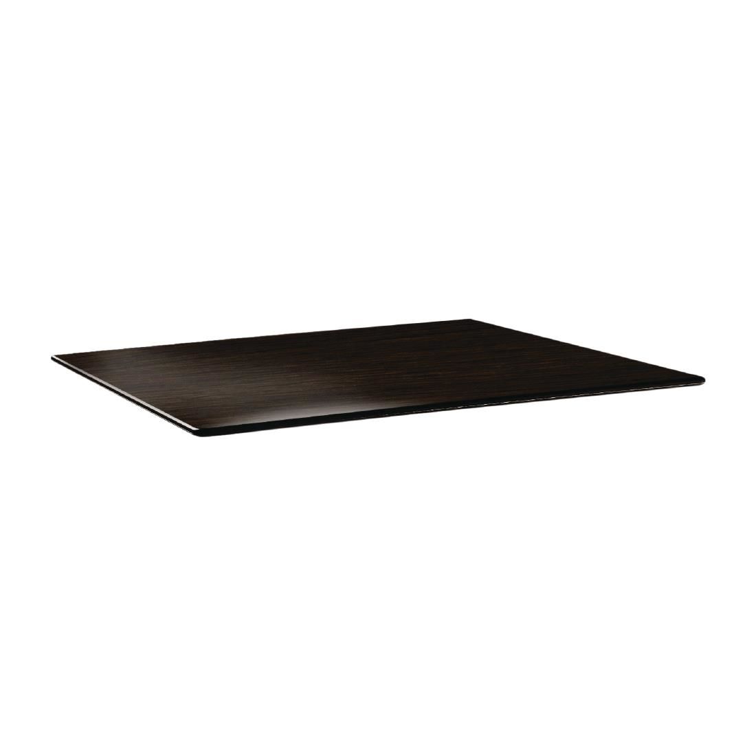 Topalit Smartline rechthoekig tafelblad weng� 120x80cm
