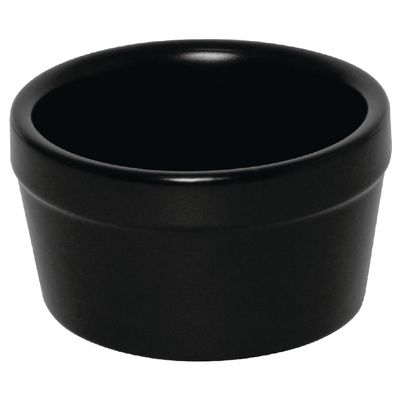 Olympia stapelbare ramekin mat zwart 77x45mm (6 stuks)