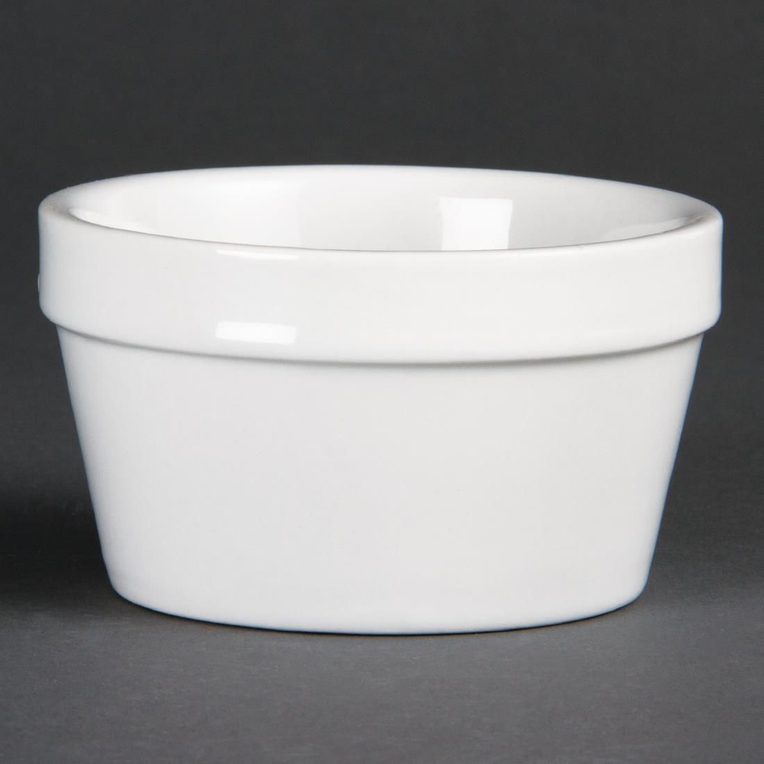 Olympia stapelbare ramekin wit 95mm (6 stuks)