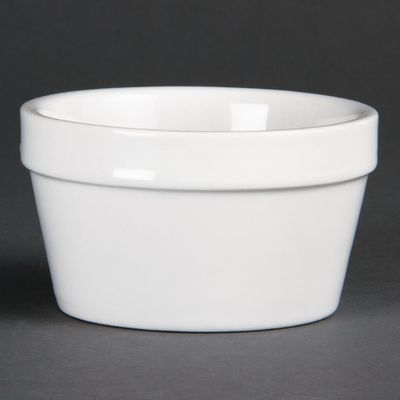 Olympia stapelbare ramekin wit 95mm (6 stuks)