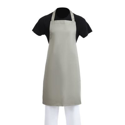 Whites halterschort polyester-katoen olijfgroen