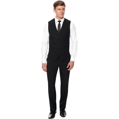 Herenpantalon zwart standaard lengte 36&quot;