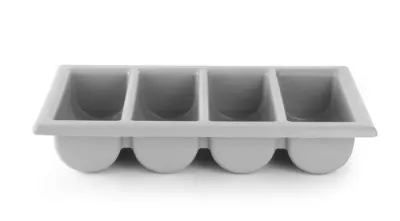 Bestekbak grijs GN 1/1 100 mm PP