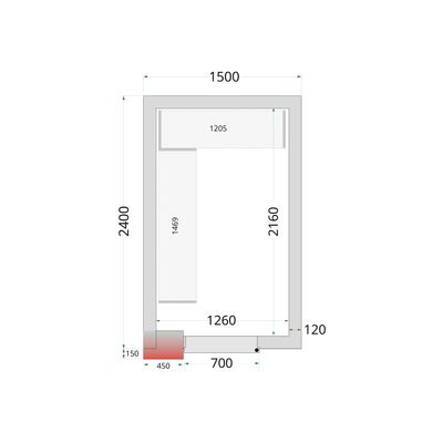 Vriesruimte (Compleet met monoblock)