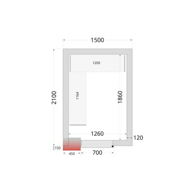 Vriesruimte (Compleet met monoblock)