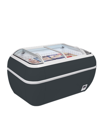 Antraciet supermarktvriezer