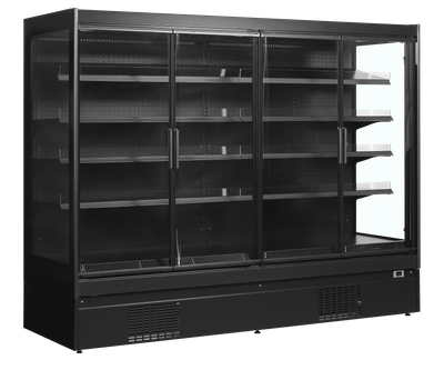 Multideckkoeler, supermarkt