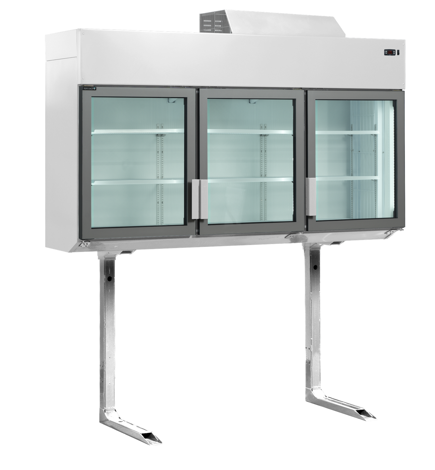 Supermarktvriezer, wand