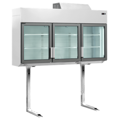 Supermarktvriezer, wand