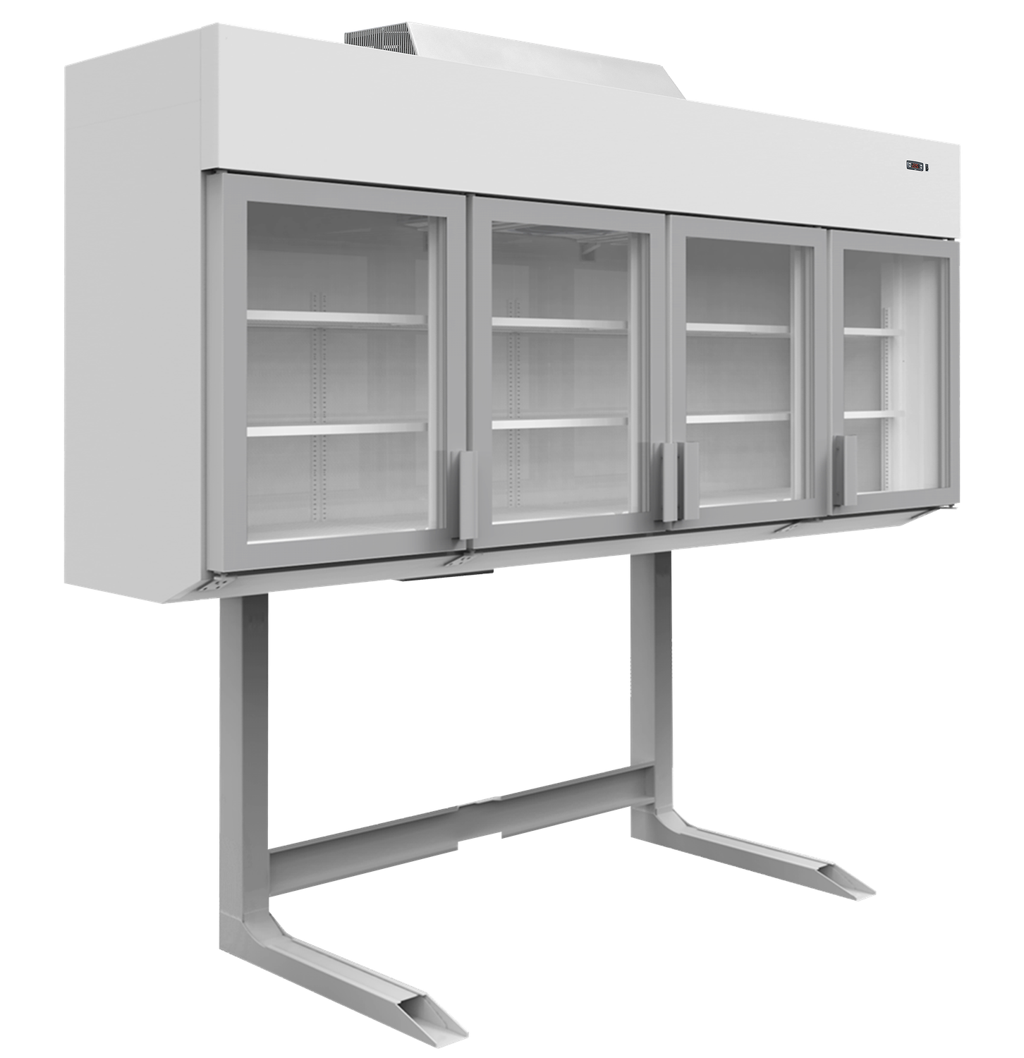 Supermarktvriezer, wand