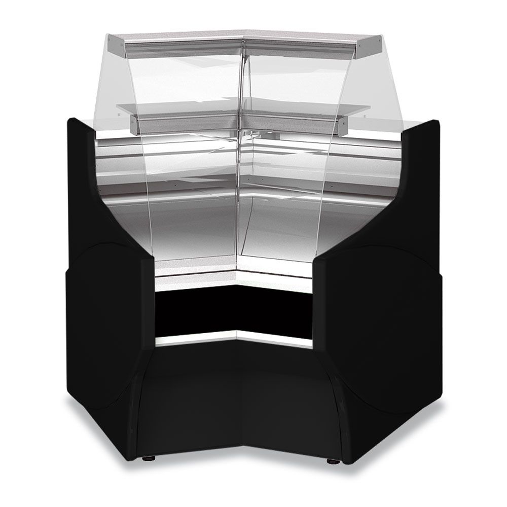 Closed angle 45°, neutral - BLACK