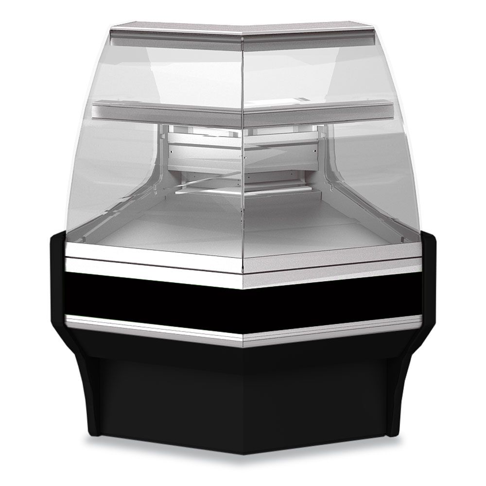 Open angle 45°, neutral, low glass - BLACK