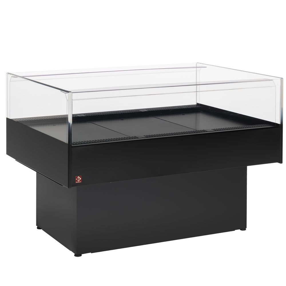 Panoramic self-service refrigerated counter - BLACK