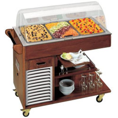 Refrigerated trolley for ice cream