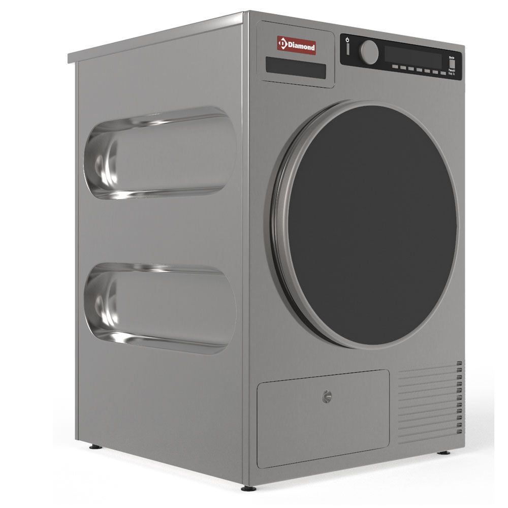 Tumble dryer 6,5 kg &quot;inox-Titanium&quot;, with condenser