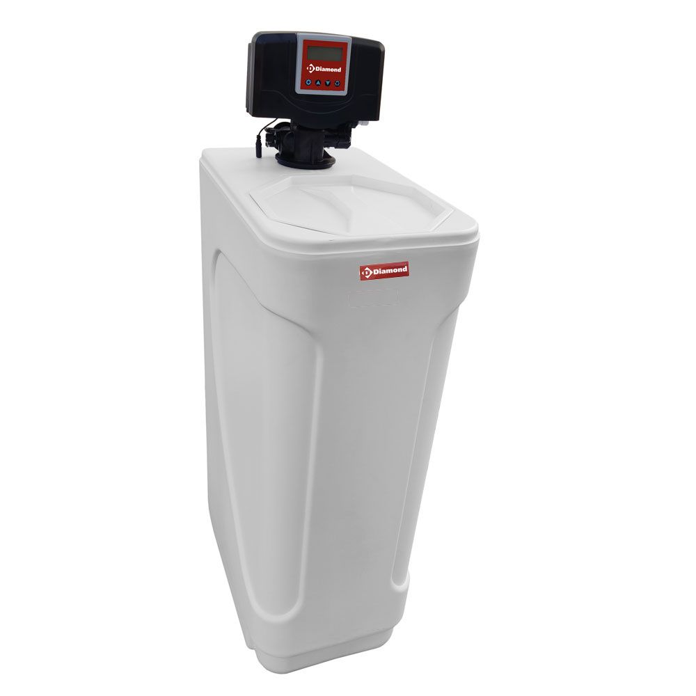 Chrono-volumetric water softener, 27 Lit, monobloc