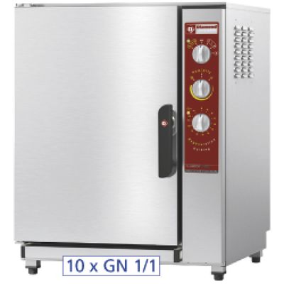 Electric oven regeneration - holding 10x GN 1/1 + humidifier