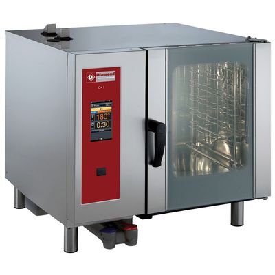 Gas oven &quot;TOUCH&quot; oven direct steam and convection, 6x GN 1/1+Cleaning