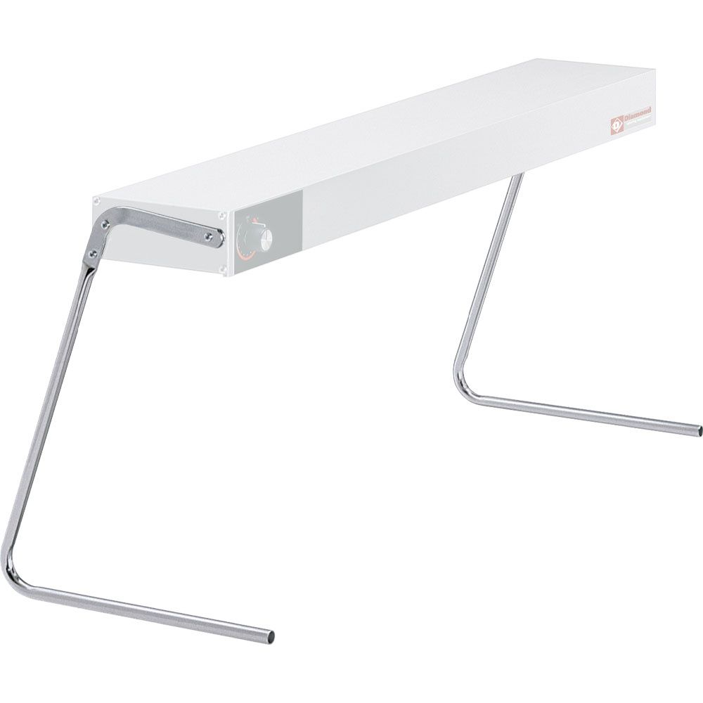 Lateral supports for heated bridge
