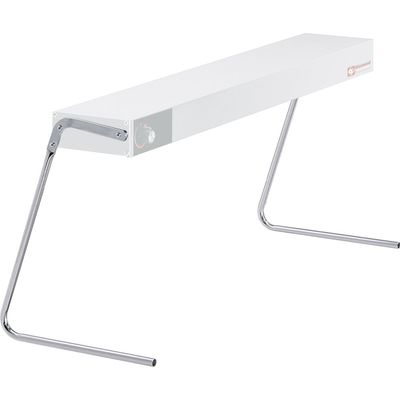 Lateral supports for heated bridge