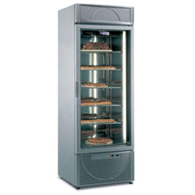 Refrigerated display, 400 liters, stainless steel