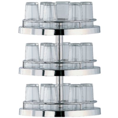 3-level structure for glasses and jugs, Ø 400 mm