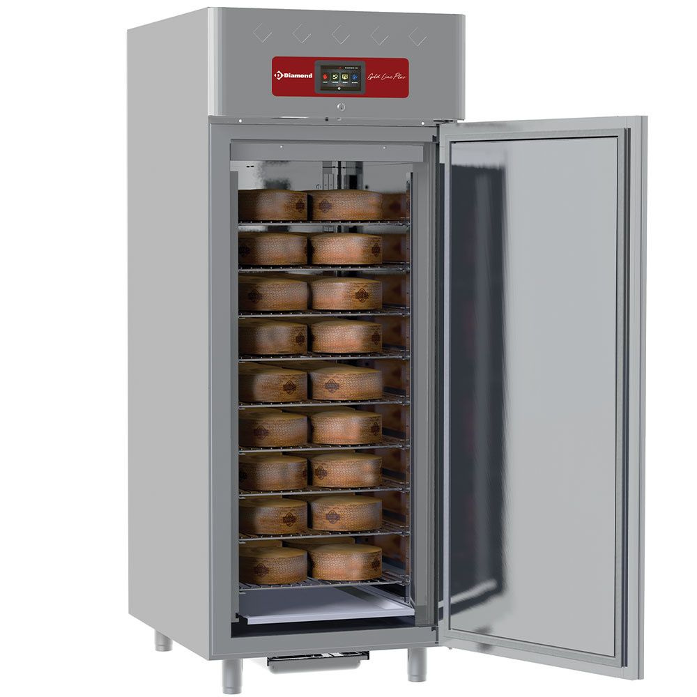 Ventilated maturation cabin fermenting aging for cheeses 850 liters, 1 door 20x GN 2/1