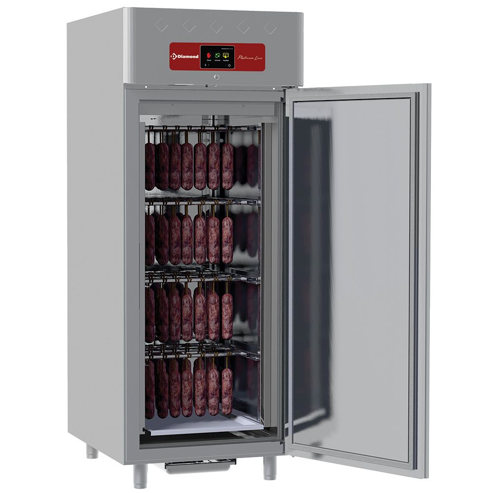 Ventilated maturation cabin dry aging for cold cuts 850 liters, 1 door 20x GN 2/1
