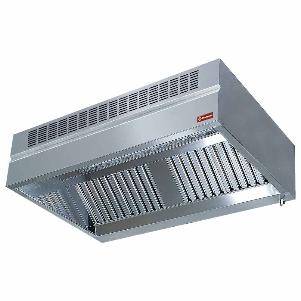 Wall cooker hood  with air compensation &quot;AMBIANCE&quot;