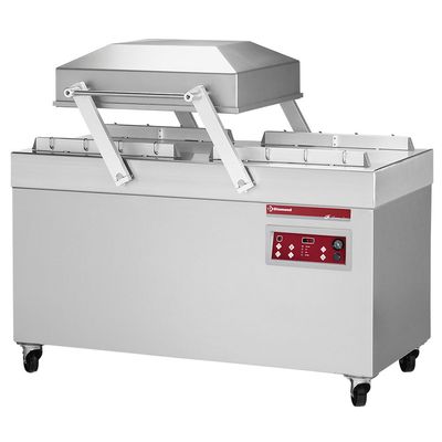 Vacuum machine, double chamber 620x500xh240 mm. - 100 m3/h