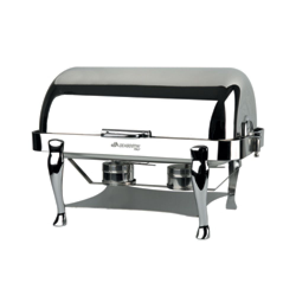 Stainless steel stove, lid &quot;roll-top&quot;, GN 1/1-65 mm