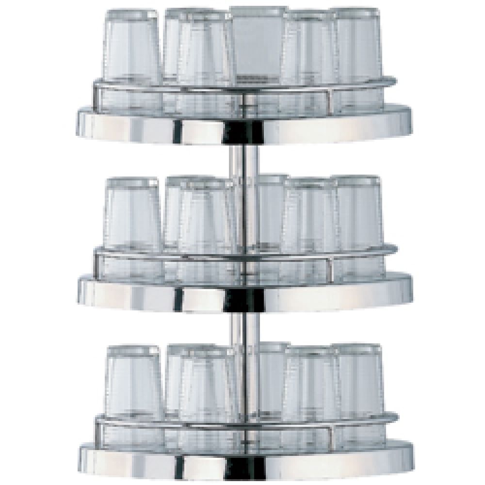 3-level structure for glasses and jugs, Ø 400 mm