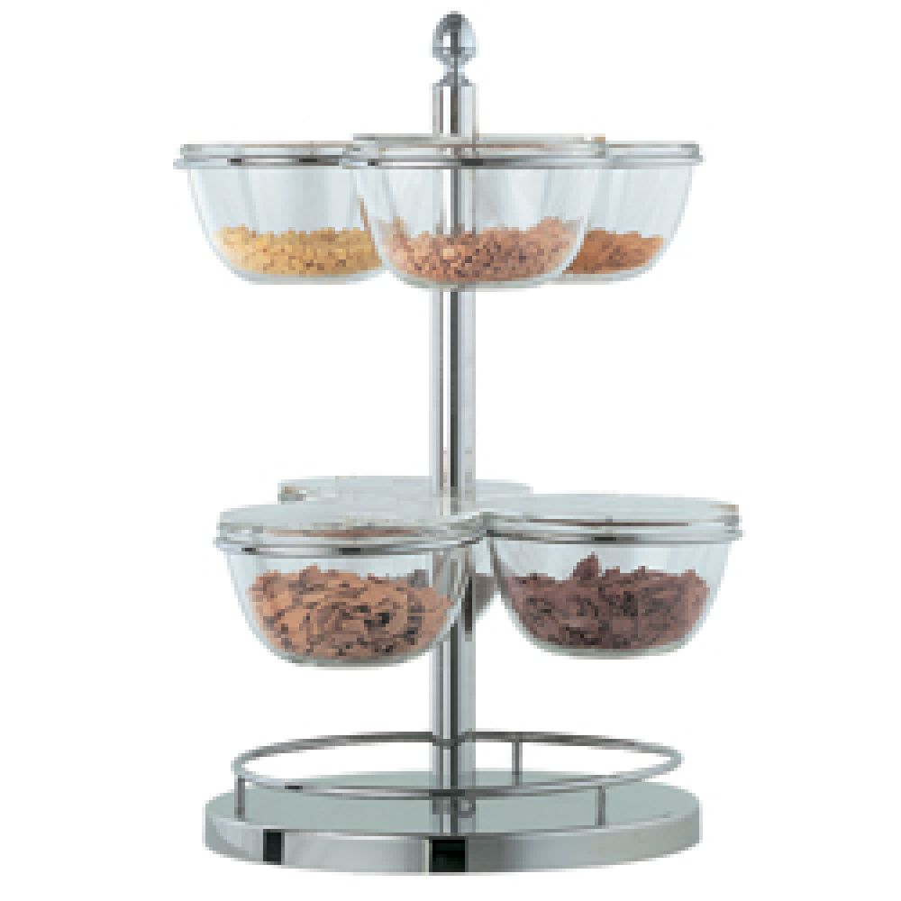 Rotating cereal holder, 6 bowls Ø 210 mm