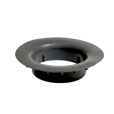 Complementary rubber frange for waste bin