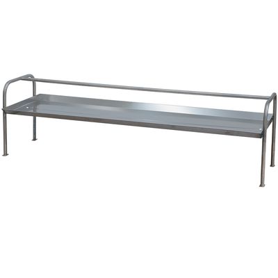 Shelf with basket holder for sorting table