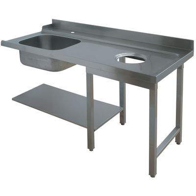 Right pre-wash entry table