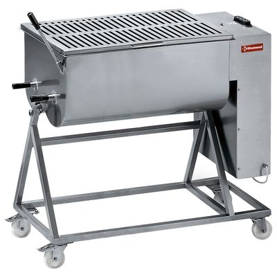 Stainless steel meat mixer 120 kg, stand with wheels