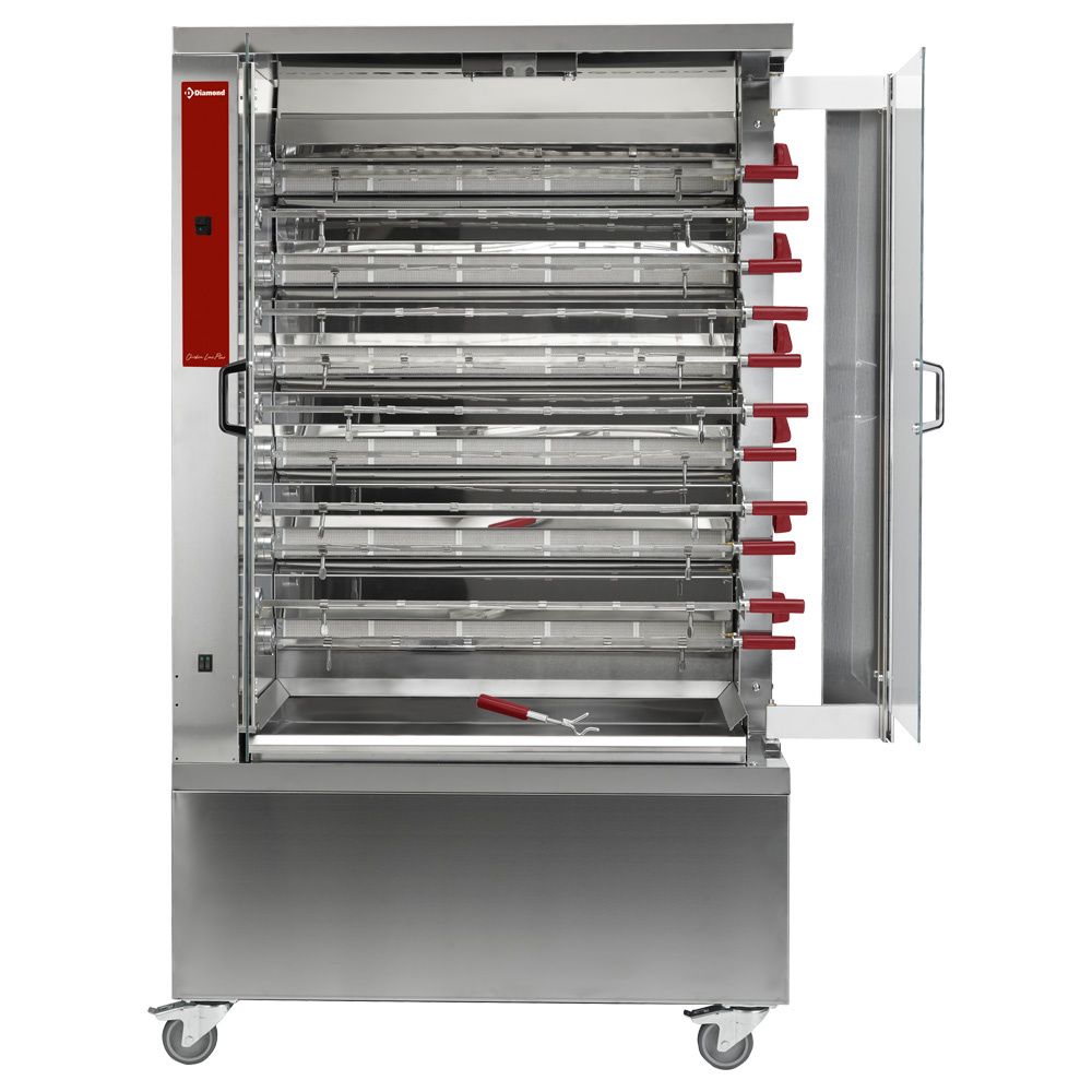 Chicken gas roaster, 11 spits (66chickens)