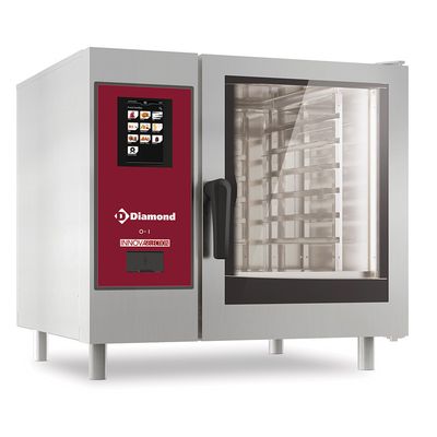 Electric oven &quot;TOUCH&quot; boiler steam and convection 6xGN1/1+ Cleaning