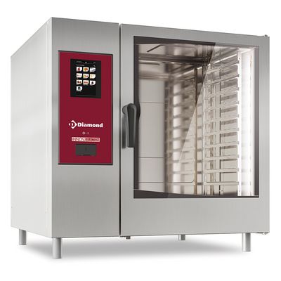 Electric oven &quot;TOUCH&quot; boiler steam and convection 10xGN2/1+ Cleaning