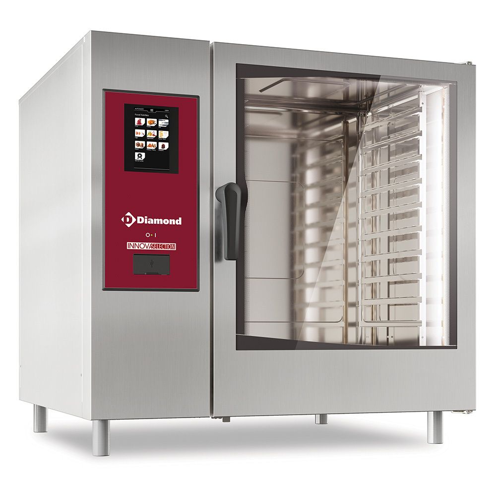 Gas oven &quot;TOUCH&quot; boiler steam and convection 10xGN2/1+ Cleaning