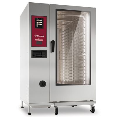 Gas oven &quot;TOUCH&quot; boiler steam and convection 20xGN2/1+ Cleaning