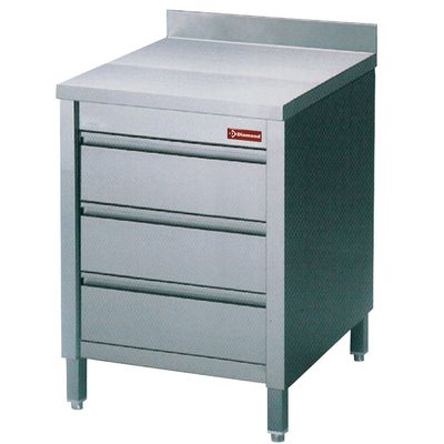 Table on cupboard with 3 drawers GN1/1
