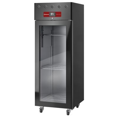 Ventilated maturation cabin dry aging for meat 600 liters, 1 glass door, 20xGN 2/1 BLACK