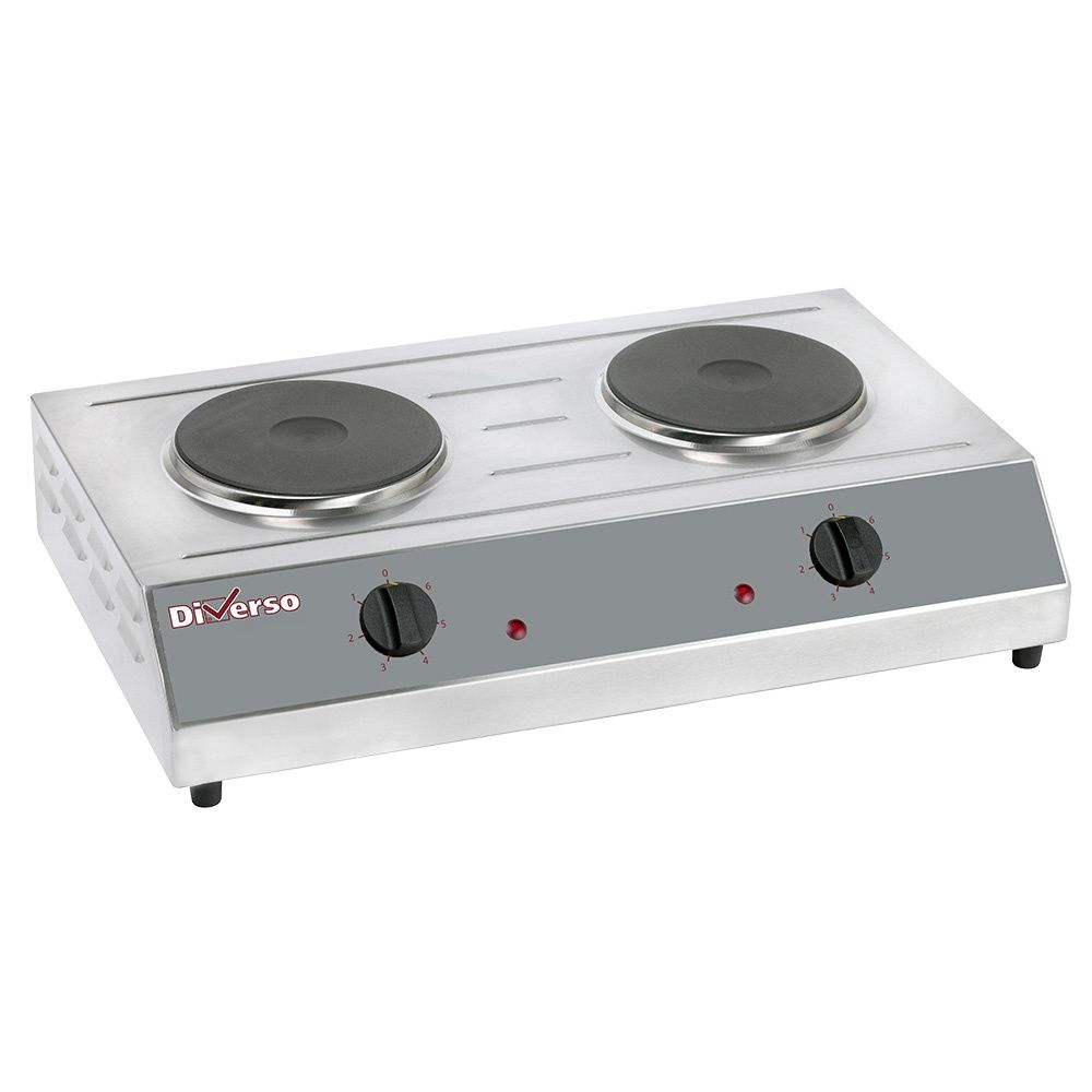 Table top electric stove, 2 plates Ø 190mm